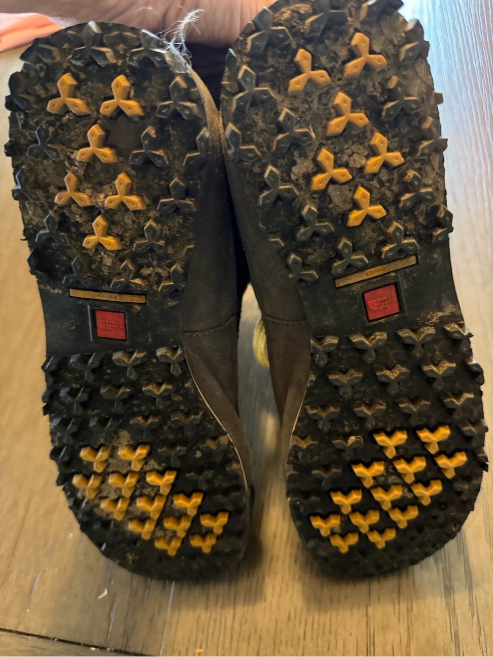 The North Face Gray and Yellow Waterproof Hiking Boots great condition! - Picture 7 of 7